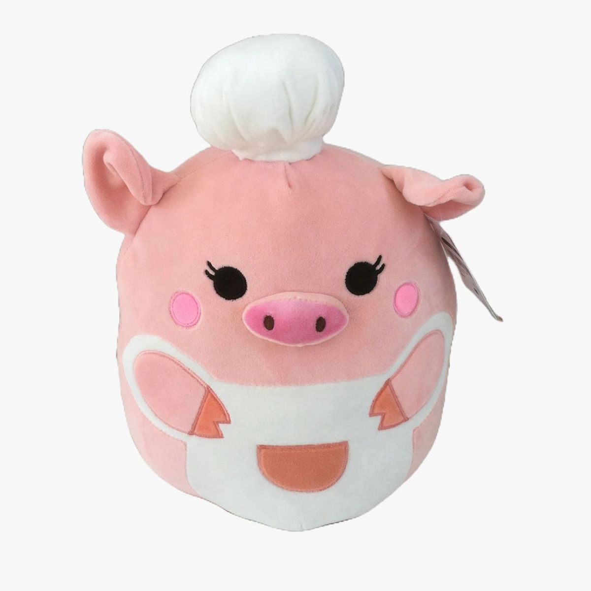 KISSES - Peluche de cerdito chef juguete 28cm