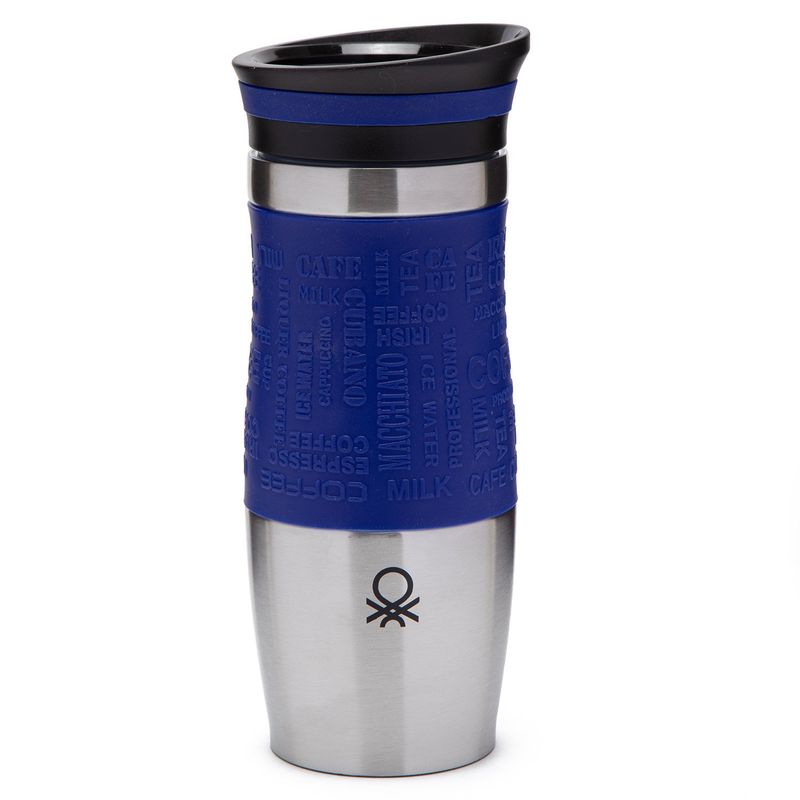 BENETTON - Termo Benetton: 370 ml Mug Acero inoxidable