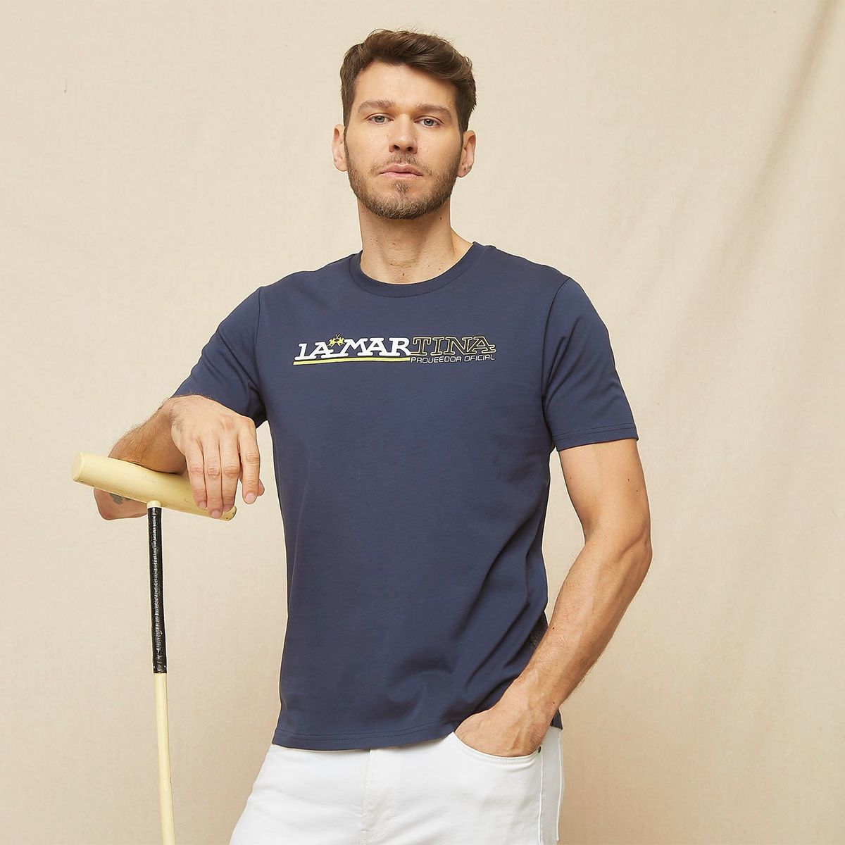 LA MARTINA - Camiseta Cuello Redondo La Martina