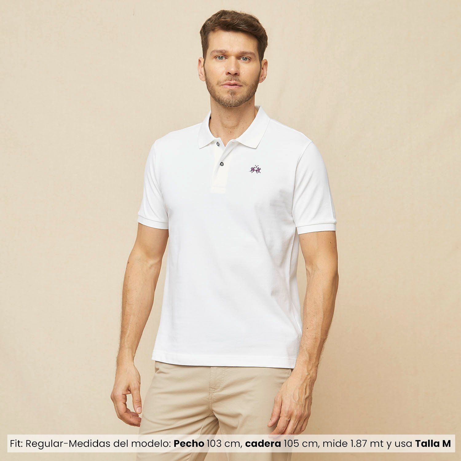 La Martina Camisas La Martina – Camiseta Hombre Algodón, Corte