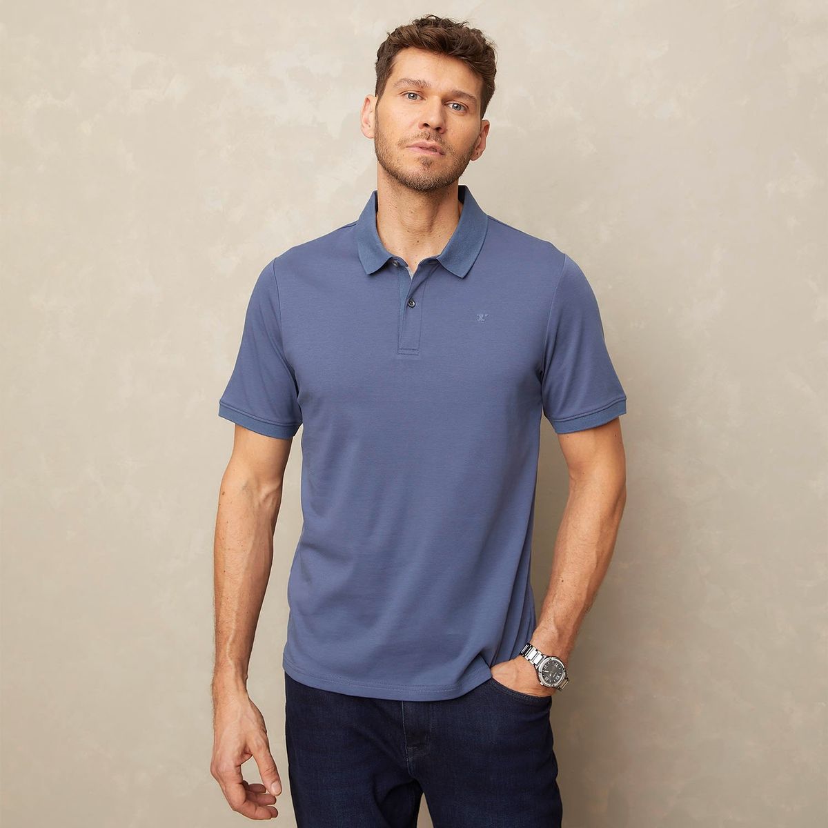 WOLF & HANK - Camiseta Hombre Wolf & Hank