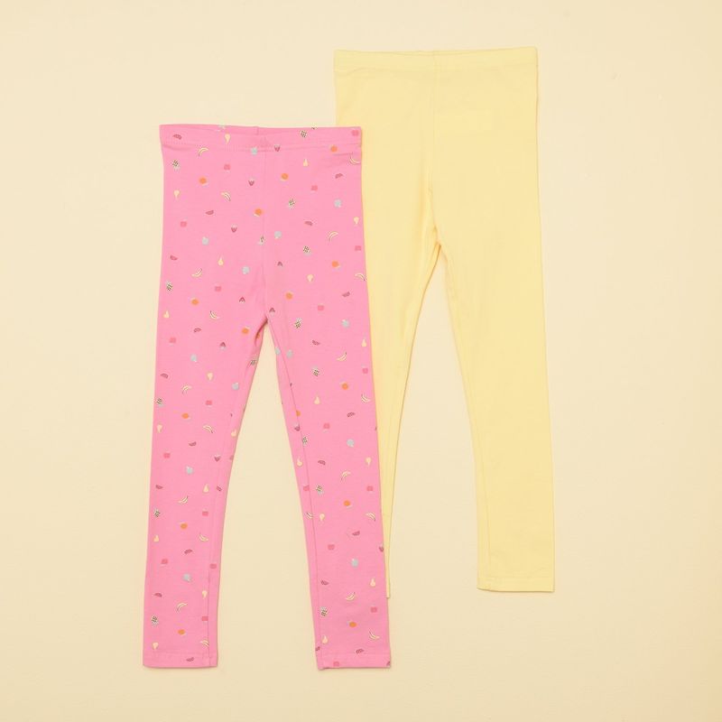 YAMP - Leggings Niña Pack de 2 unidades Algodón Yamp