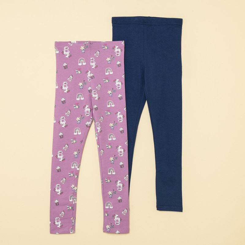 YAMP - Leggings Niña Pack de 2 unidades Algodón Yamp