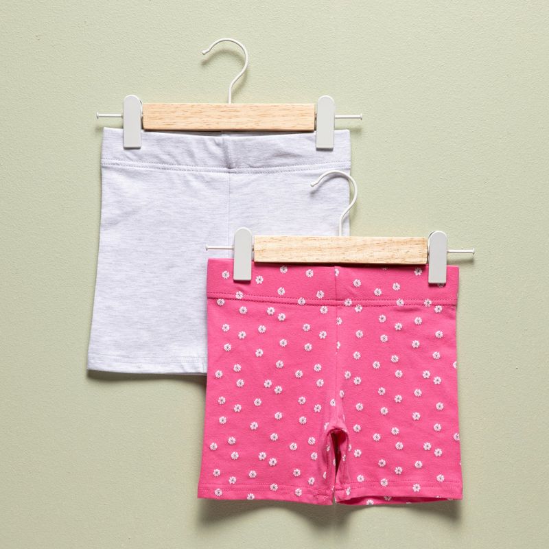 YAMP - Short Niña Pack de 2 unidades Algodón Yamp