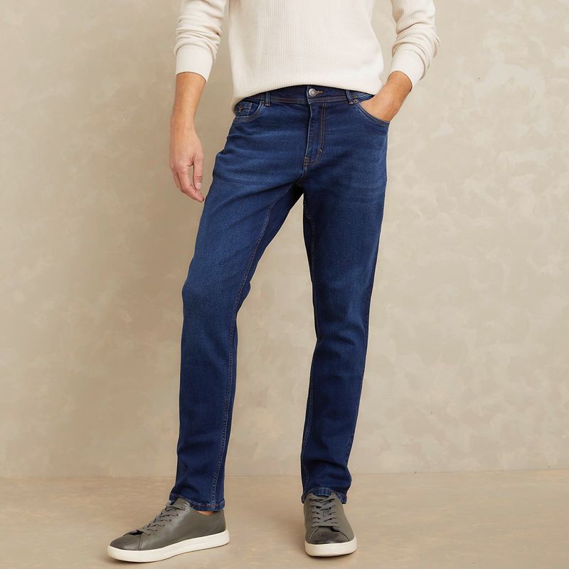 WOLF & HANK - Jean 5 Bolsillos Hombre Slim de Algodón Wolf & Hank