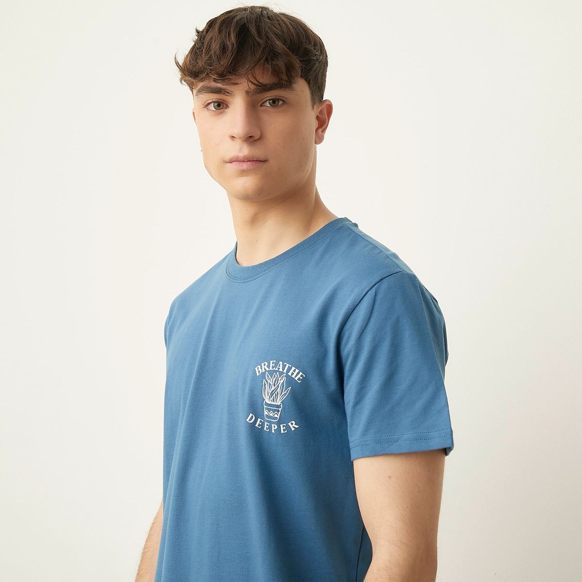 BEARCLIFF - Pijama Hombre Manga corta Estampado de Algodón Bearcliff