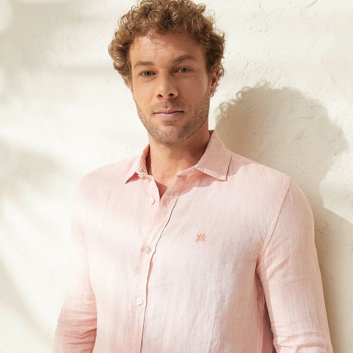 CASCAIS - Camisa Hombre Manga larga Slim de Lino Cascais.