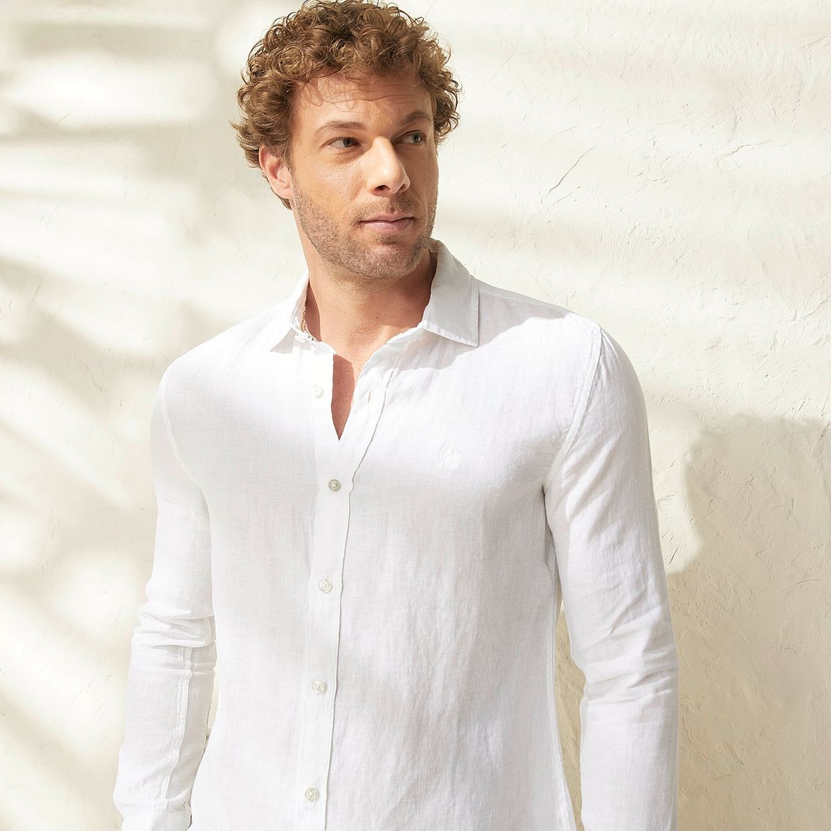 CASCAIS - Camisa Hombre Manga larga Slim de Lino Cascais.
