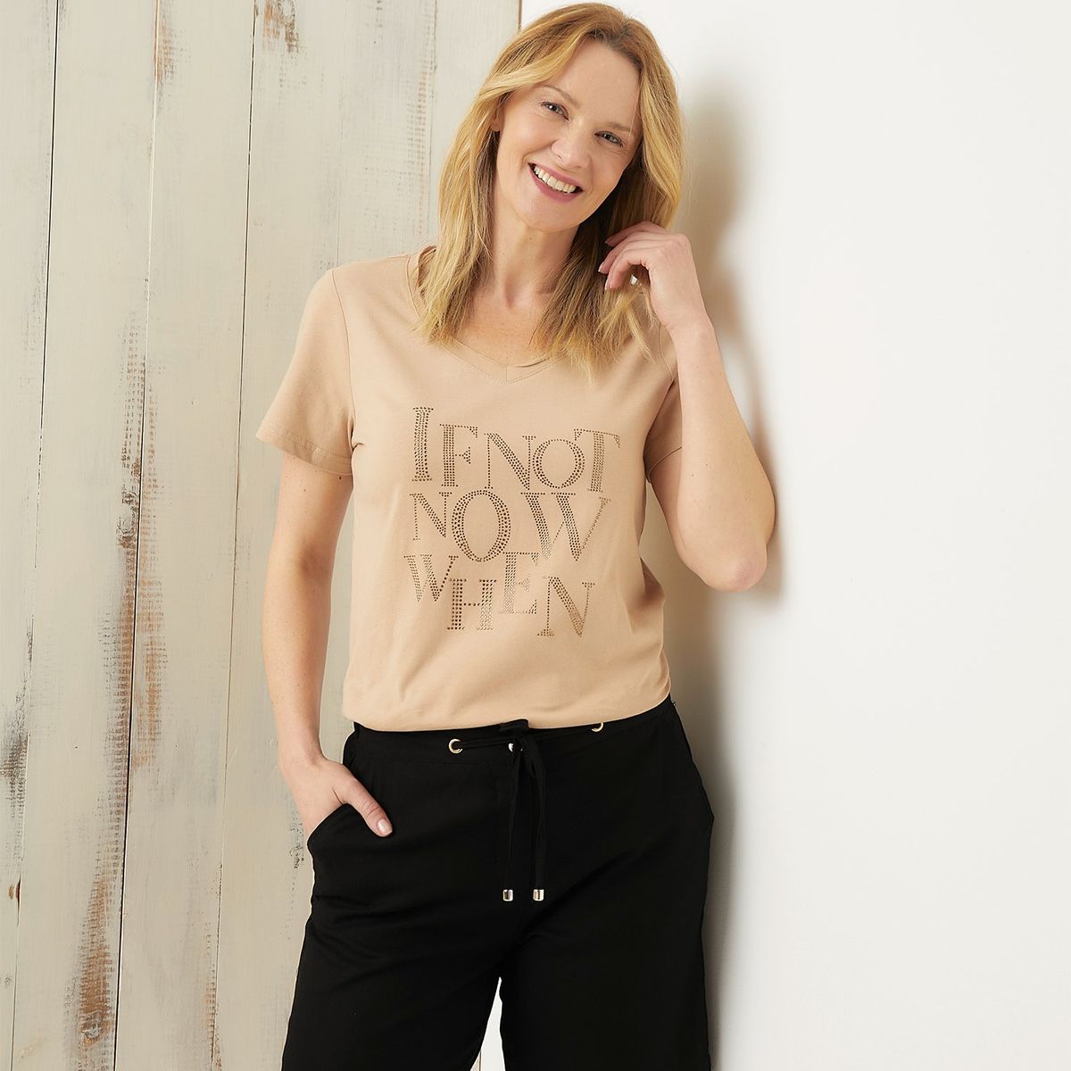 SOUTHLAND - Camiseta Mujer Manga corta Algodón Southland