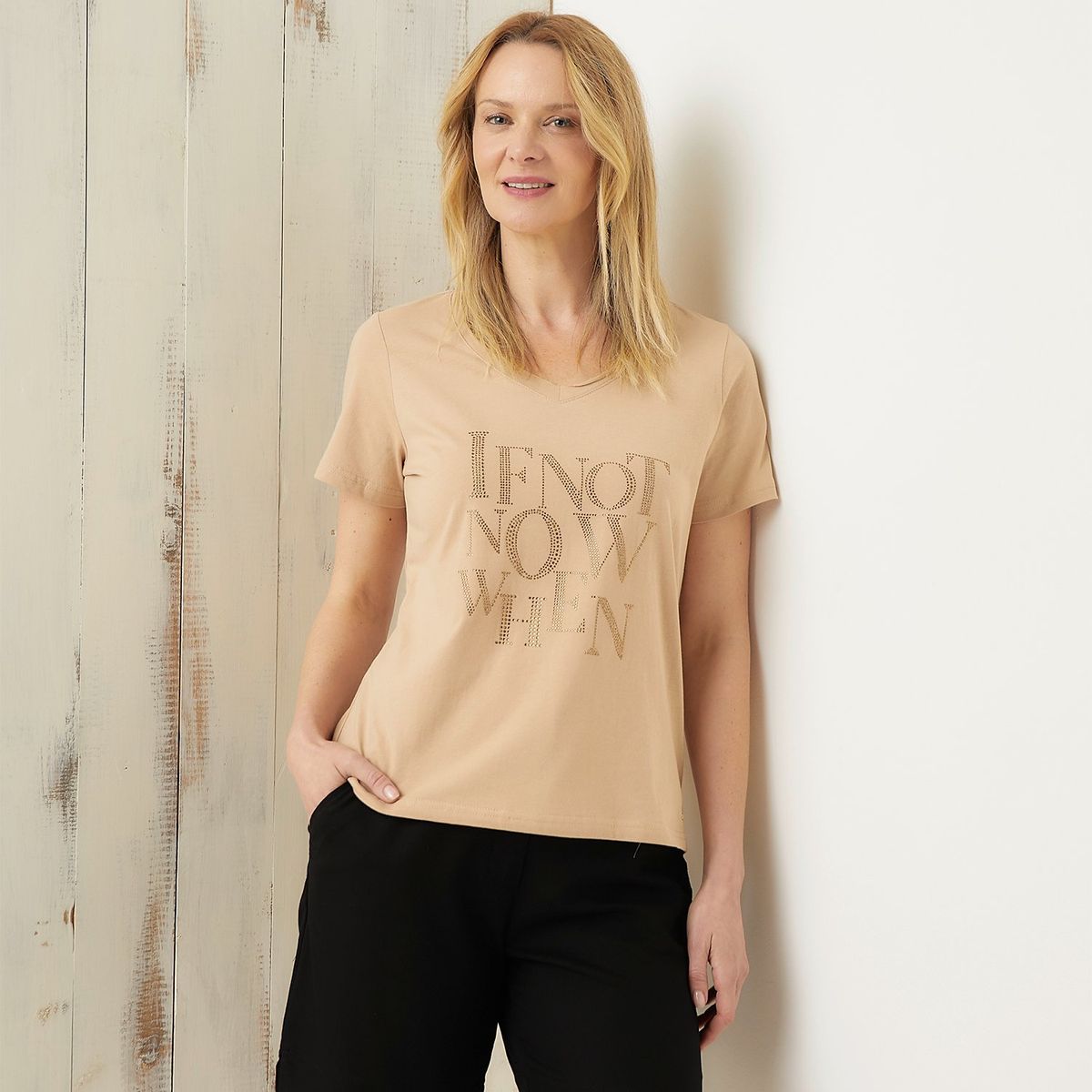 SOUTHLAND - Camiseta Mujer Manga corta Algodón Southland