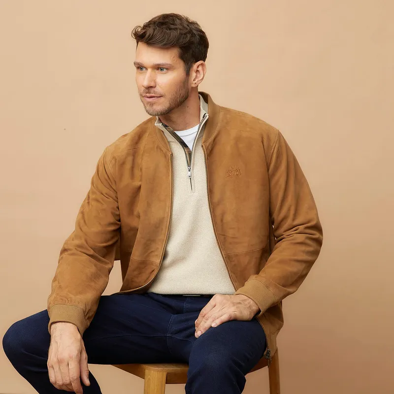LA MARTINA - Chaqueta Hombre  De Cuero La Martina
