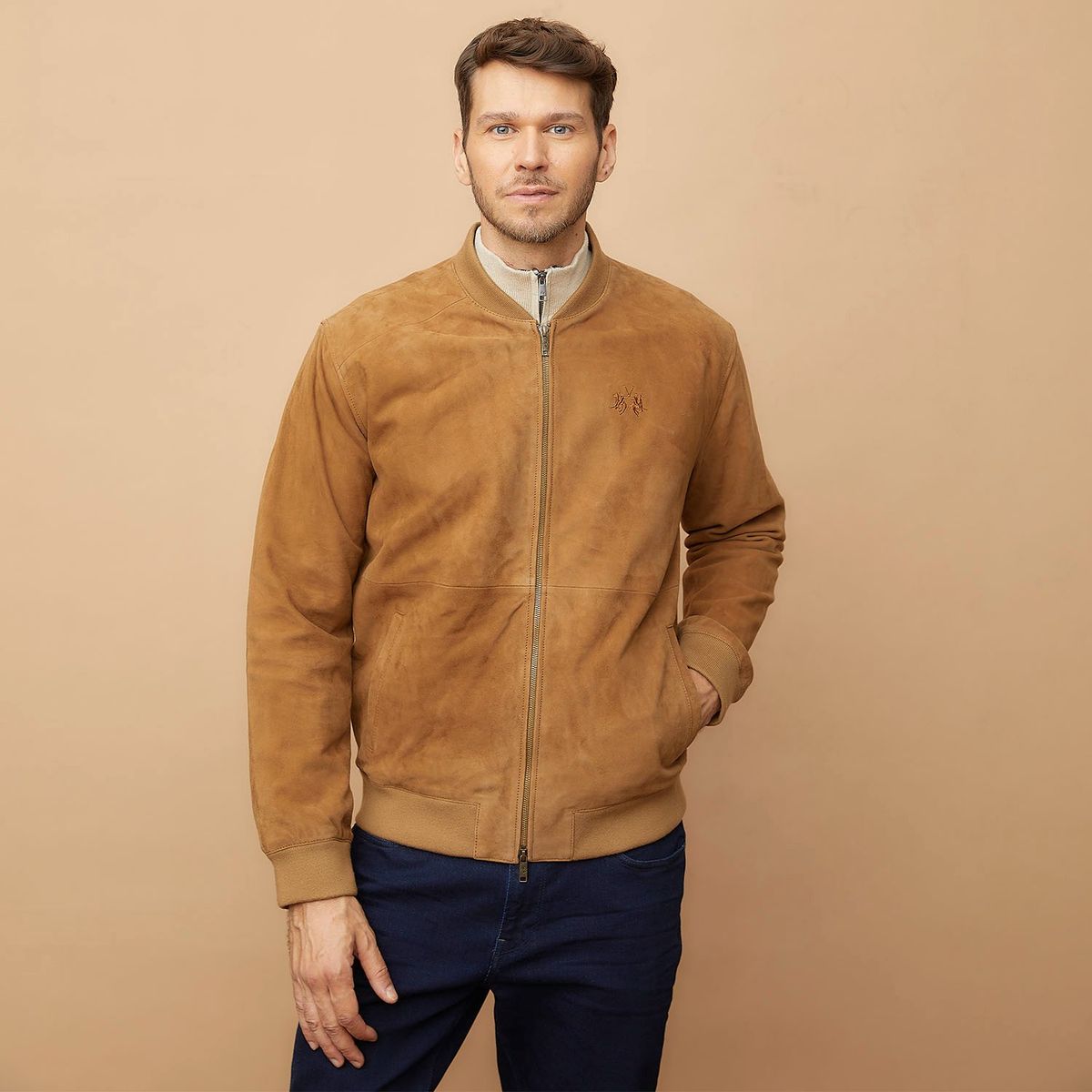 LA MARTINA - Chaqueta Hombre  De Cuero La Martina