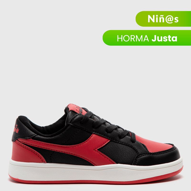 DIADORA - Tenis moda Diadora Boy Courtn para Niño Horma Justa 