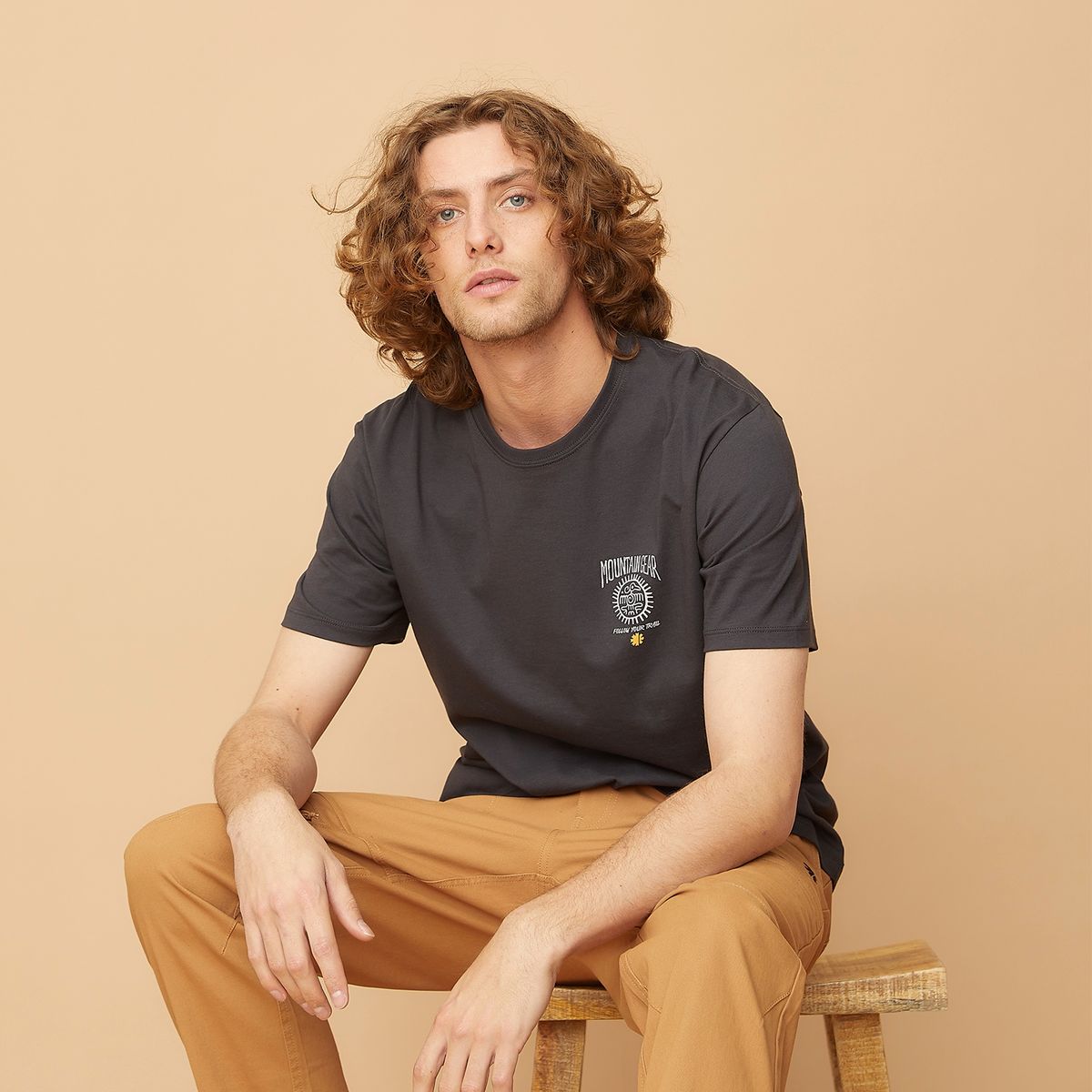 MOUNTAIN GEAR - Camiseta Hombre Mountain Gear Manga corta Outdoor