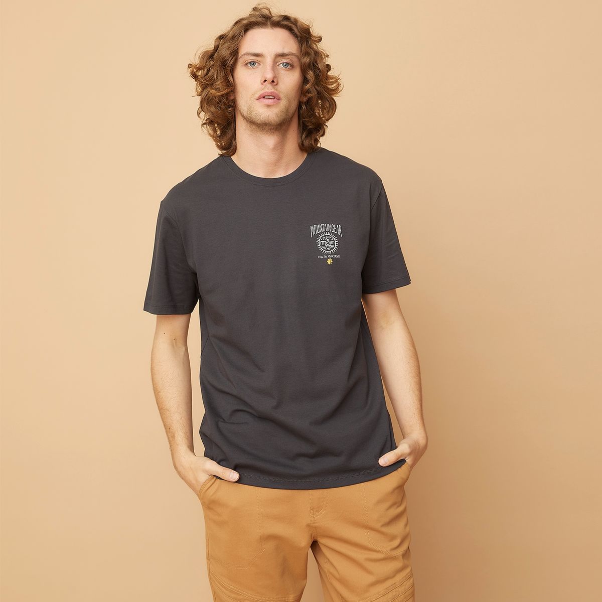 MOUNTAIN GEAR - Camiseta Hombre Mountain Gear Manga corta Outdoor