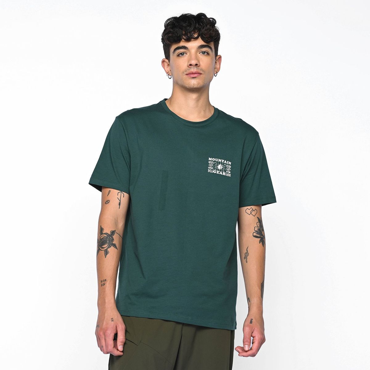 MOUNTAIN GEAR - Camiseta Hombre Mountain Gear Manga corta Outdoor