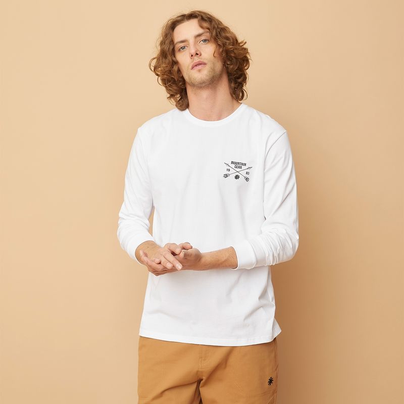 MOUNTAIN GEAR - Camiseta Hombre Mountain Gear Manga larga Outdoor