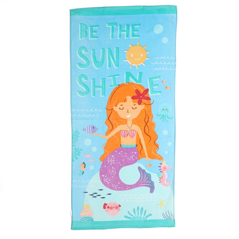MICA KIDS - Toalla infantil 360 g MERMAID 71 x 148 cm