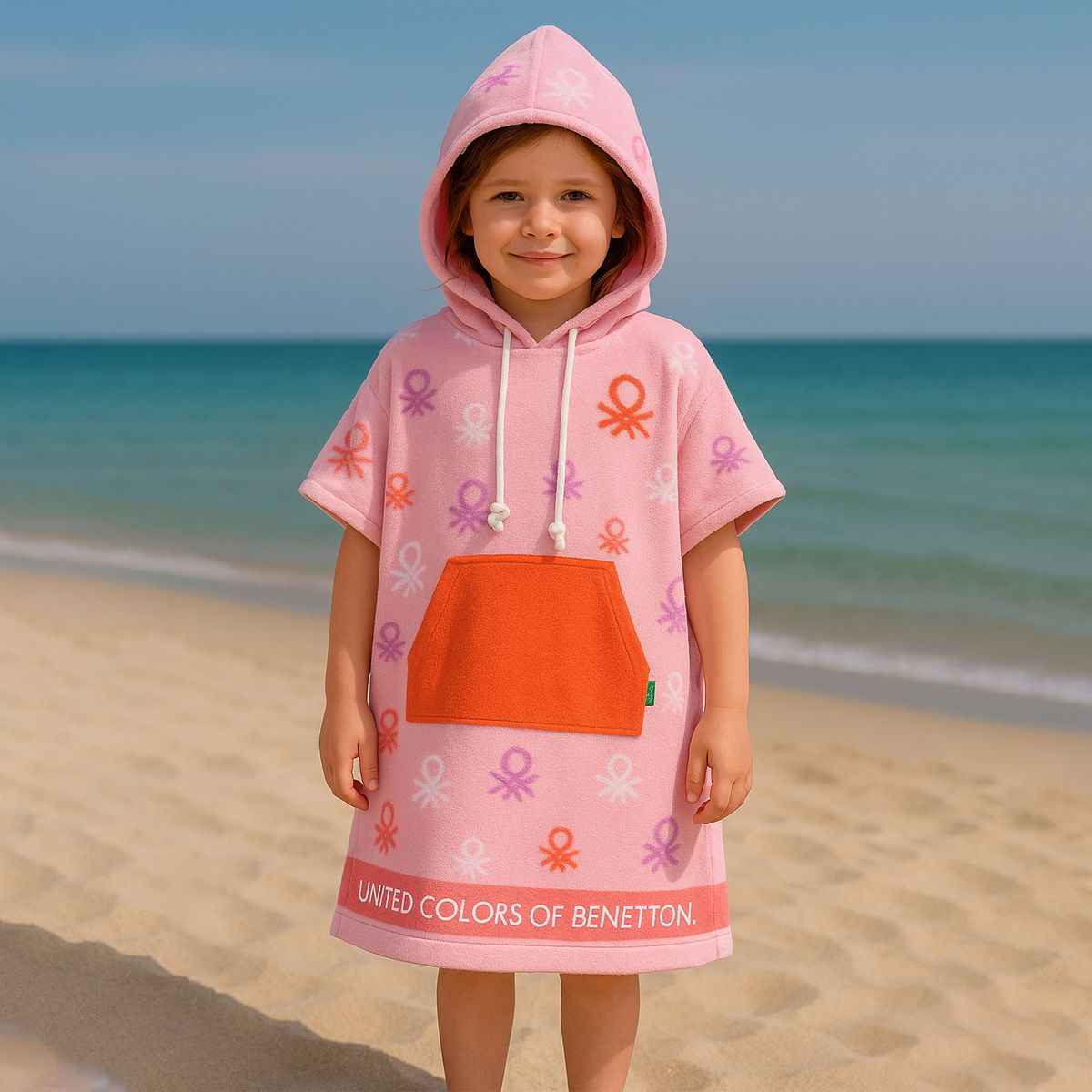 BENETTON - Toalla infantil PULPO COR 60 x 120 cm