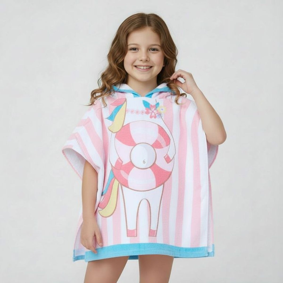 MICA KIDS - Toalla infantil 200 g RAYAS UNI 60 x 120 cm