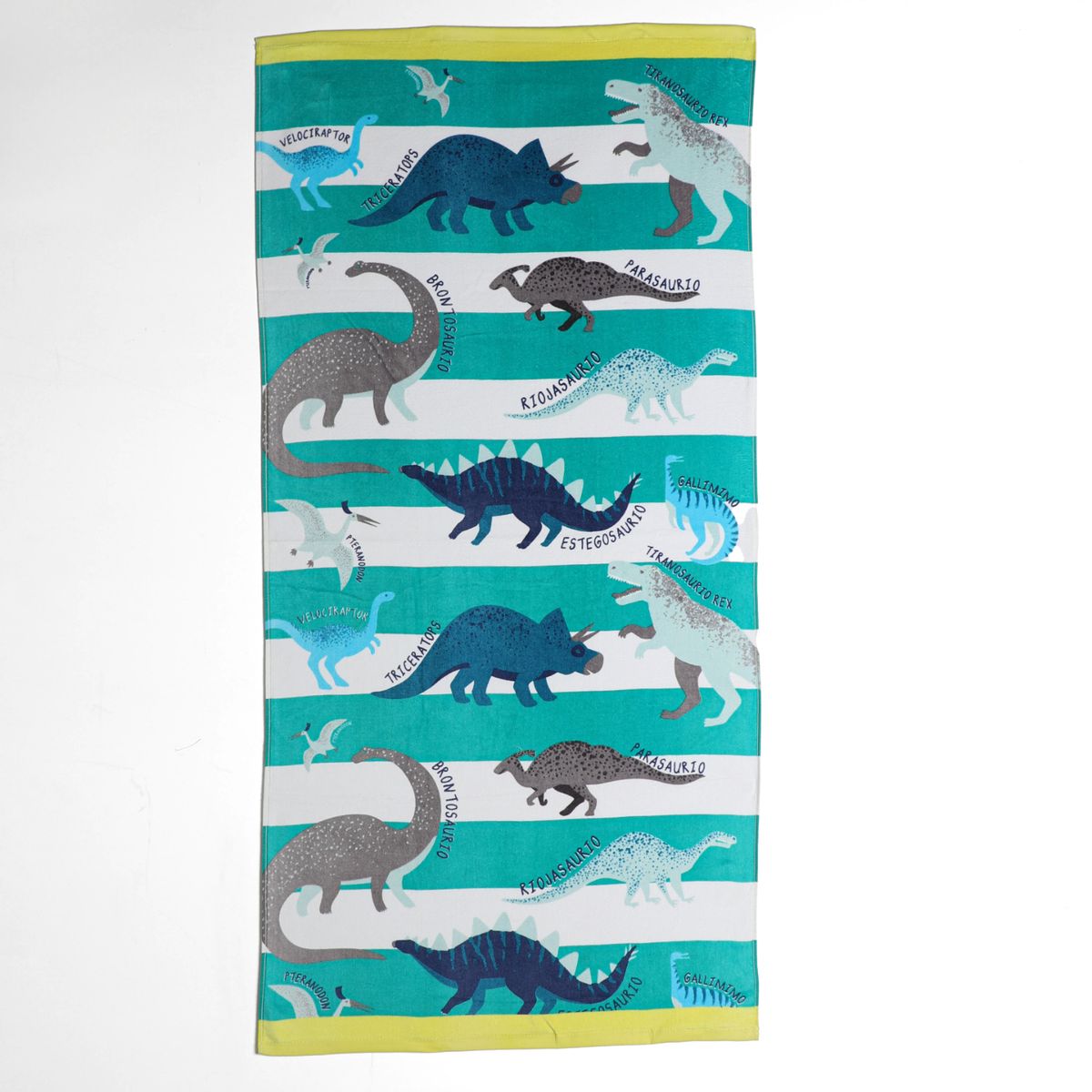 MICA KIDS - Toalla infantil 360 g TRICERAPTOPS 71 x 148 cm