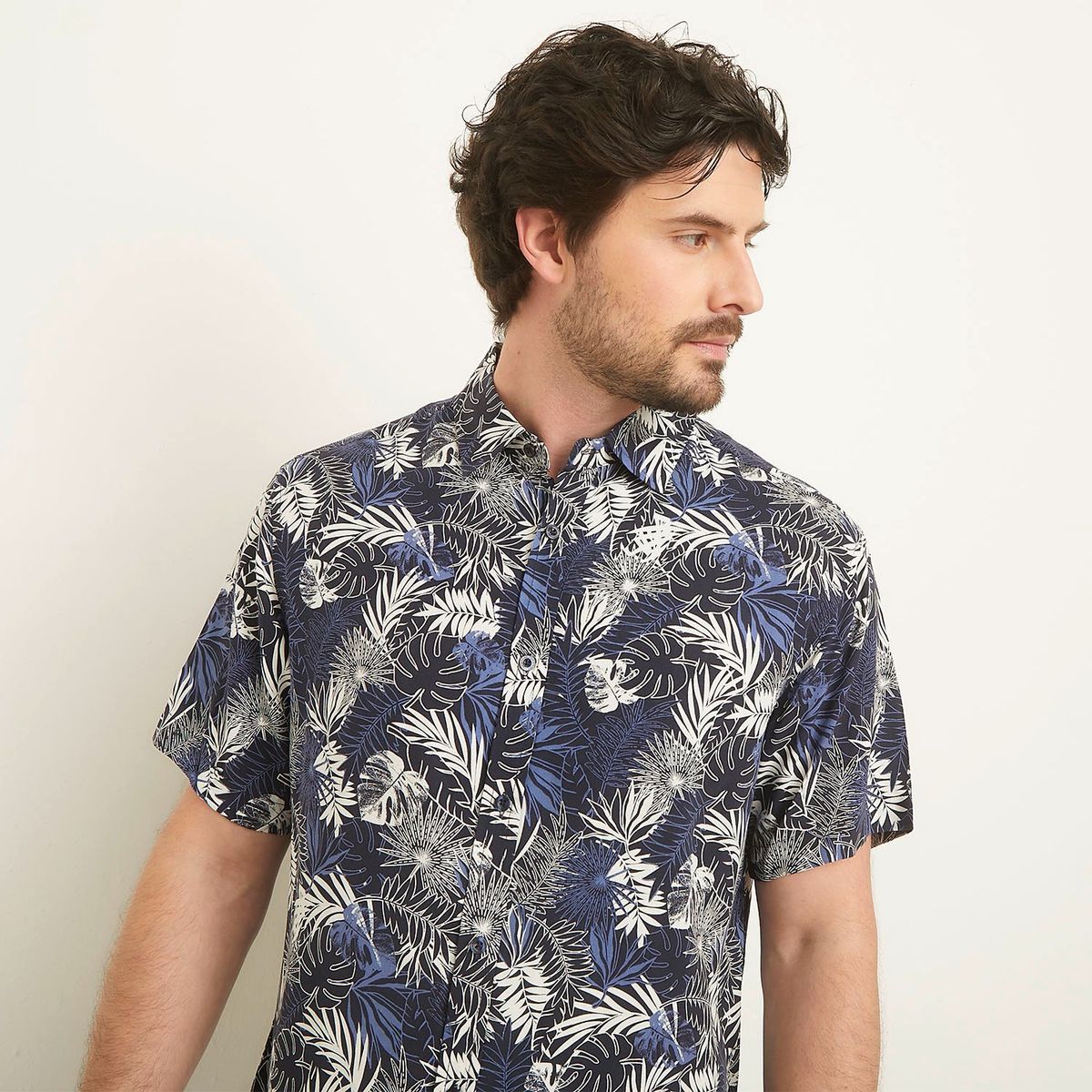 NEWPORT - Camisa Hombre con Estampado Manga corta Newport