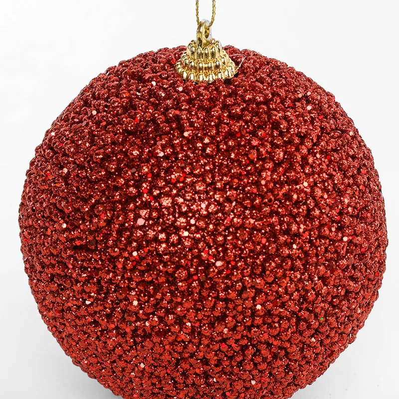 MICA - Bola de Navidad Roja 10 cm