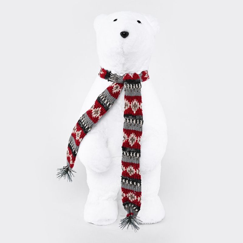 MICA - Peluche Navideño: Oso Bufanda 24 cm