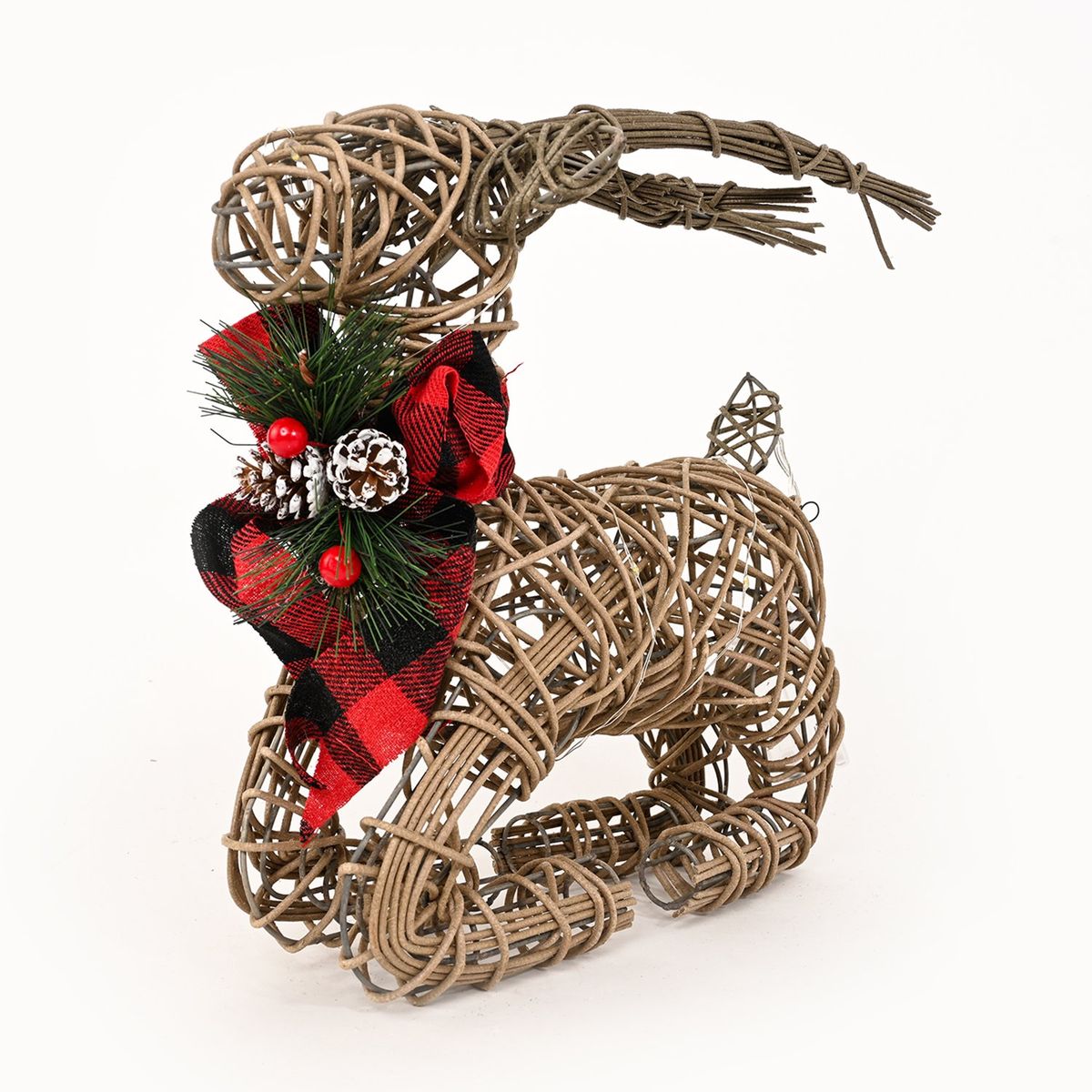 MICA - Adorno Navideño con Luz: Reno 30 cm