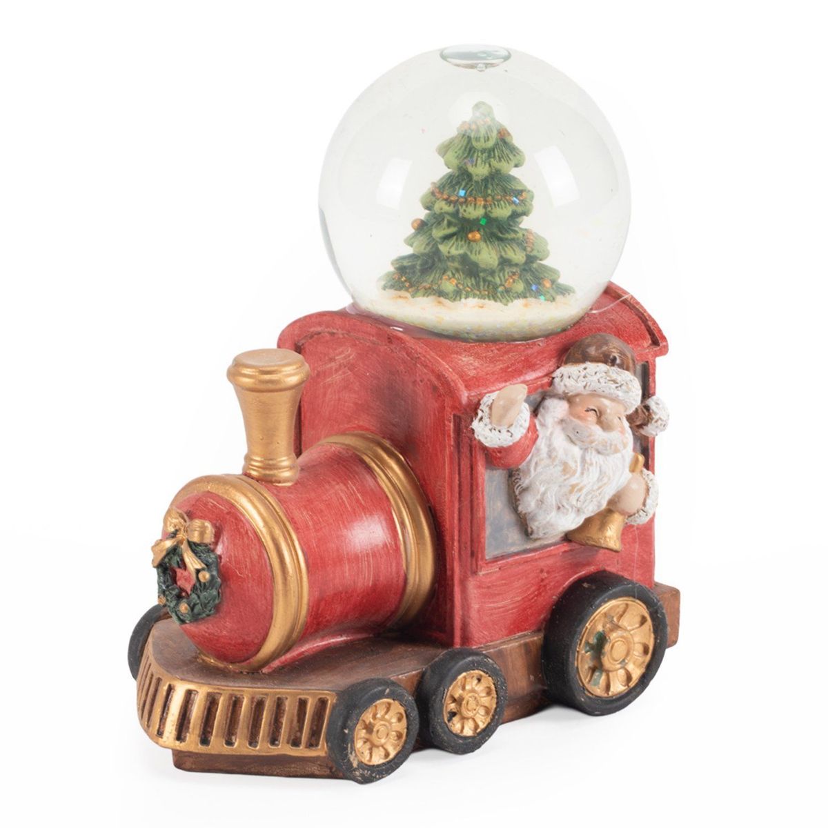 MICA - Bola de Nieve Navideña: Tren 12.5 cm