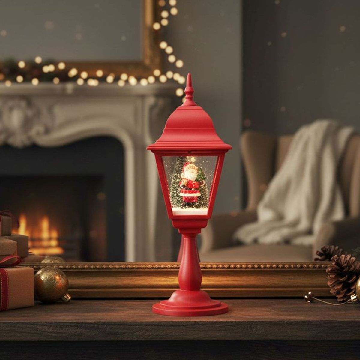 MICA - Adorno Navideño con Luz: Farol 46.3 cm