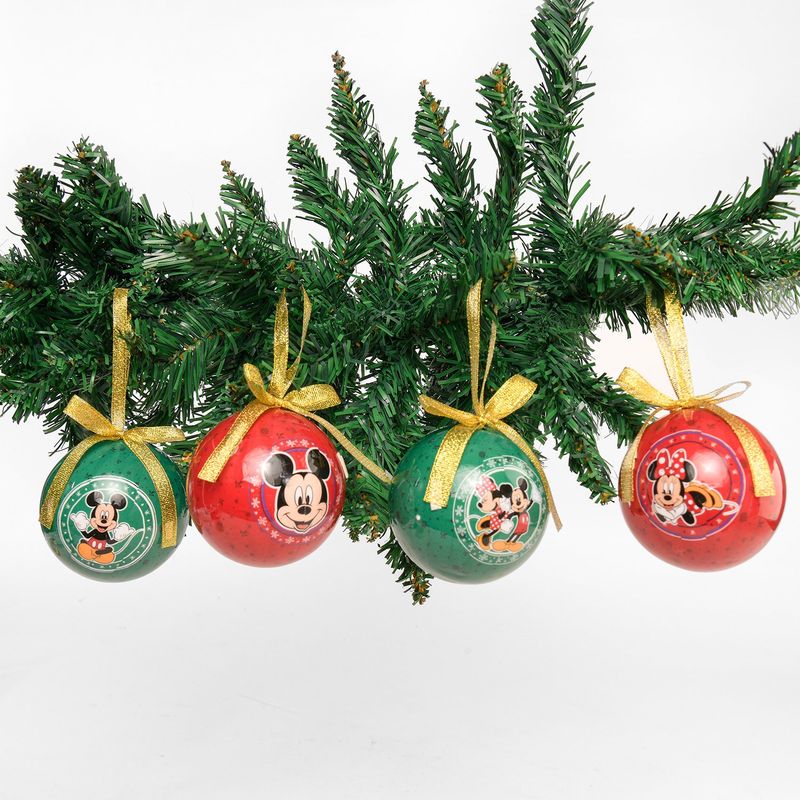 DISNEY - Bolas de navidad Stitch 7,5 cm set X 4 Disney