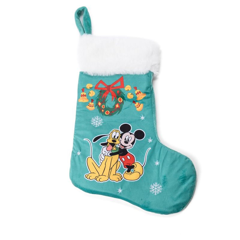 DISNEY - Bota navideña con Mickey y Pluto 40 cm Disney