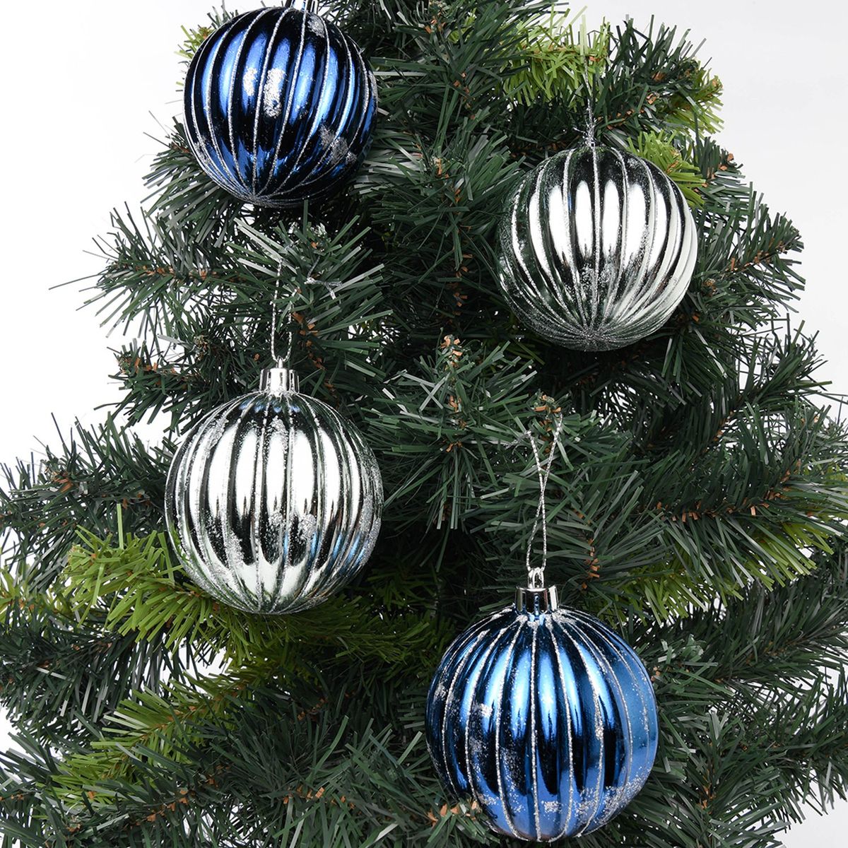 MICA - Bolas de navidad 8 cm set X 4 Mica