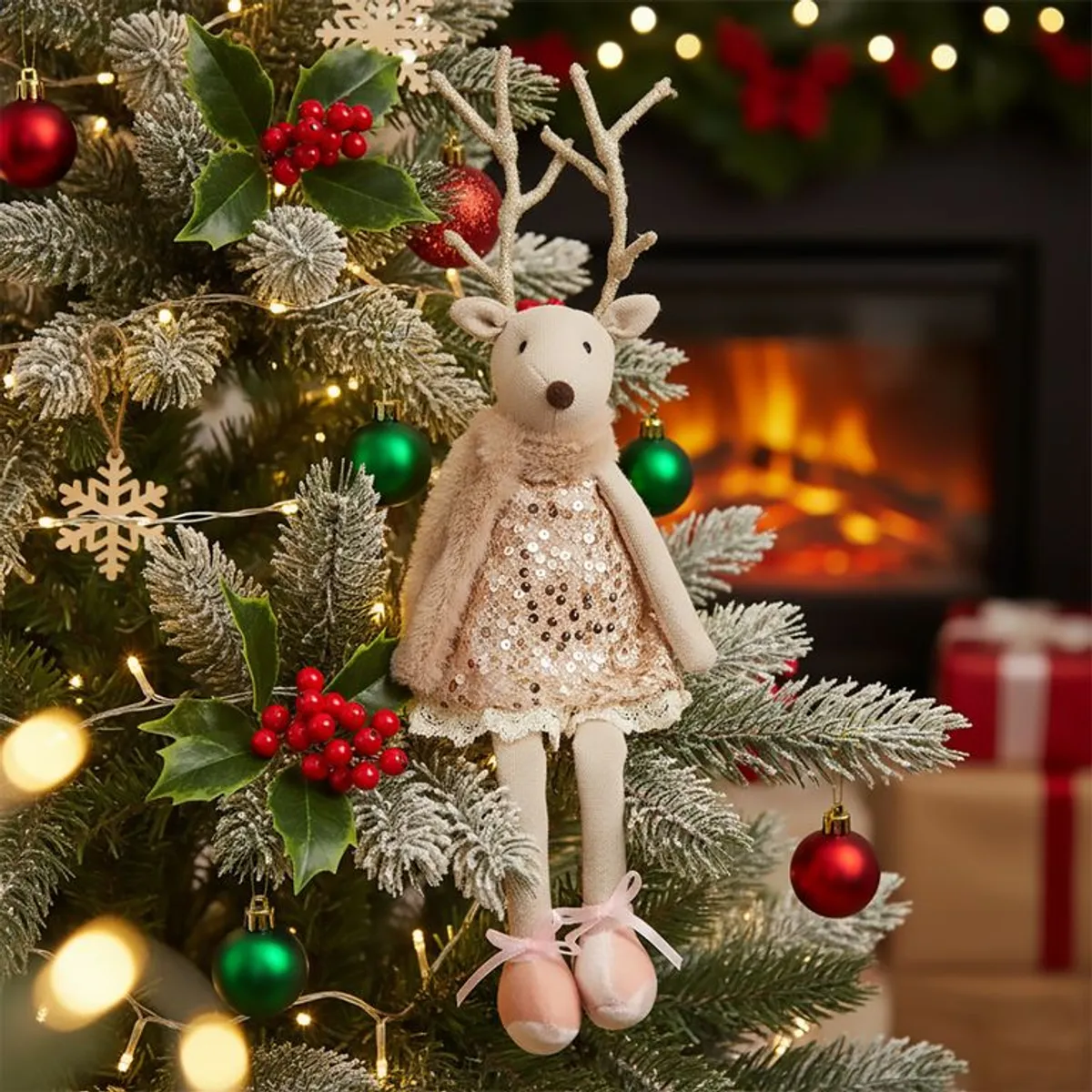 MICA - Peluche Navideño: Venado 54 cm