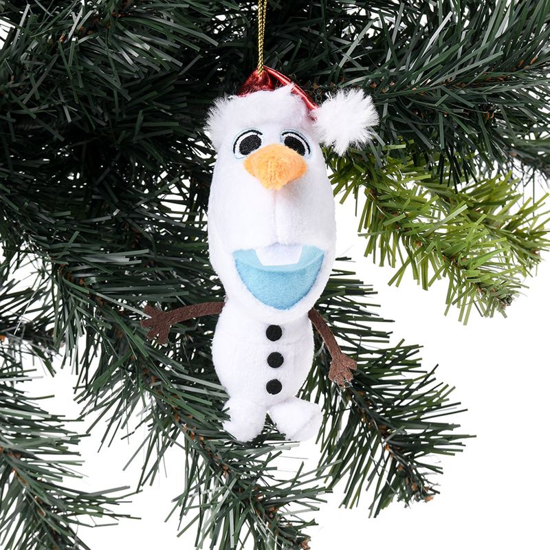 DISNEY - Peluche colgante para árbol de navidad Olaf Navideño 12 cm Disney