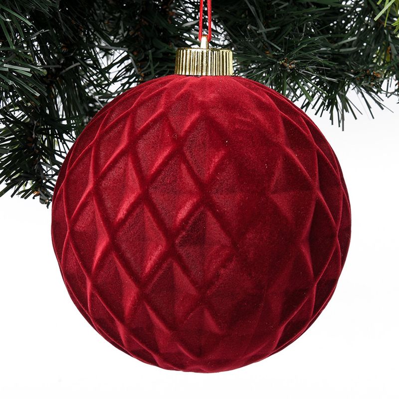 MICA - Bola de Navidad Roja 15 cm
