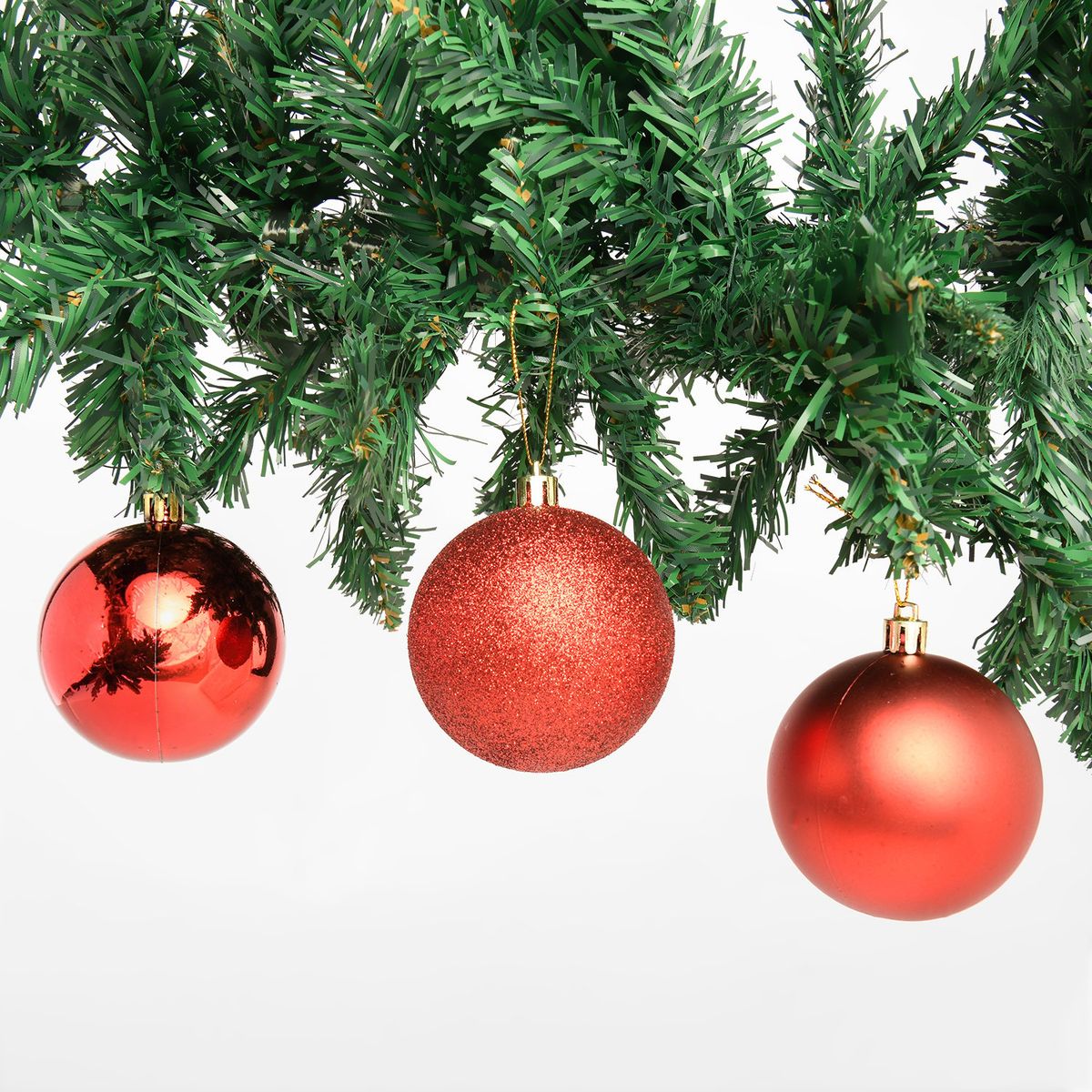 MICA - Bola de Navidad Roja: Set x10 7cm