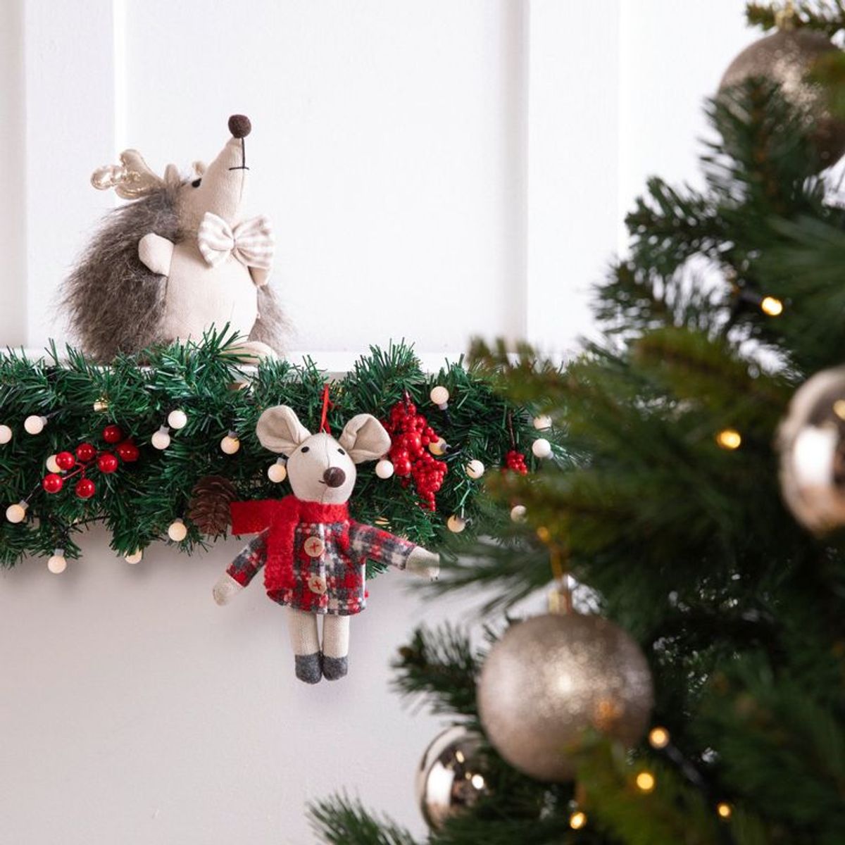 MICA - Peluche Navideño: Puercoespin 22 cm