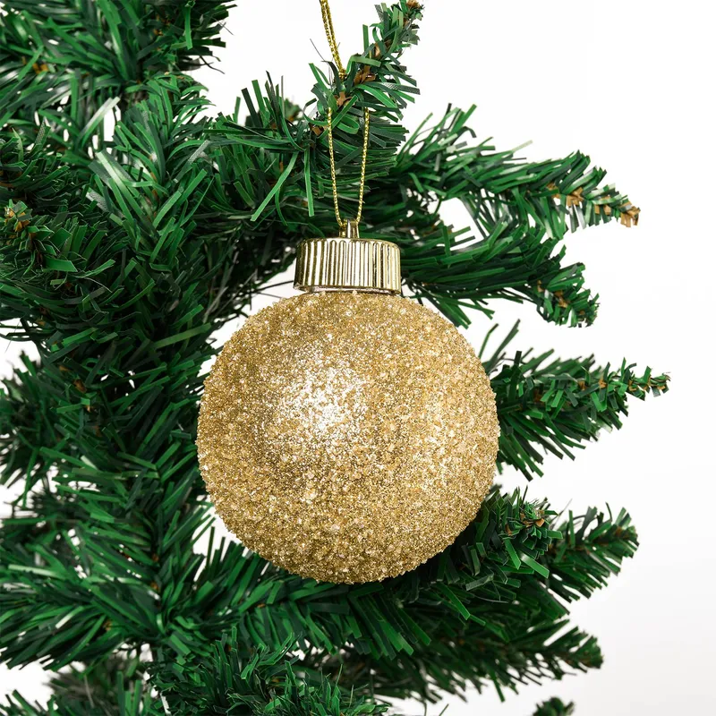 MICA - Bola de Navidad Dorada 8 cm