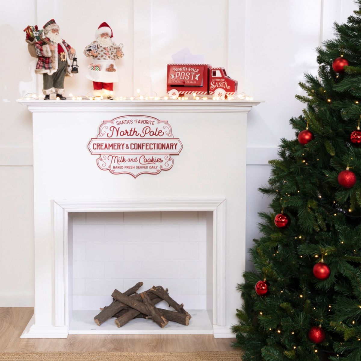 MICA - Figura Navideña: Papá Noel 38 cm