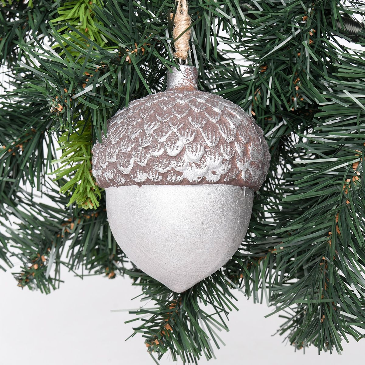 MICA - Adorno colgante piña para arbol de navidad 24 cm Mica
