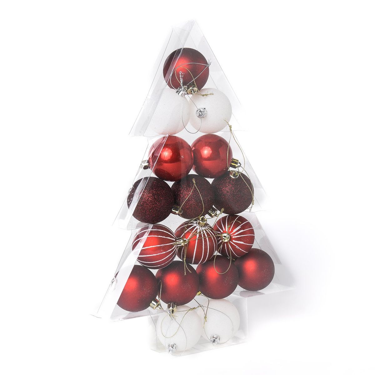 MICA - Bola de Navidad Árbol: Set x17 6 cm