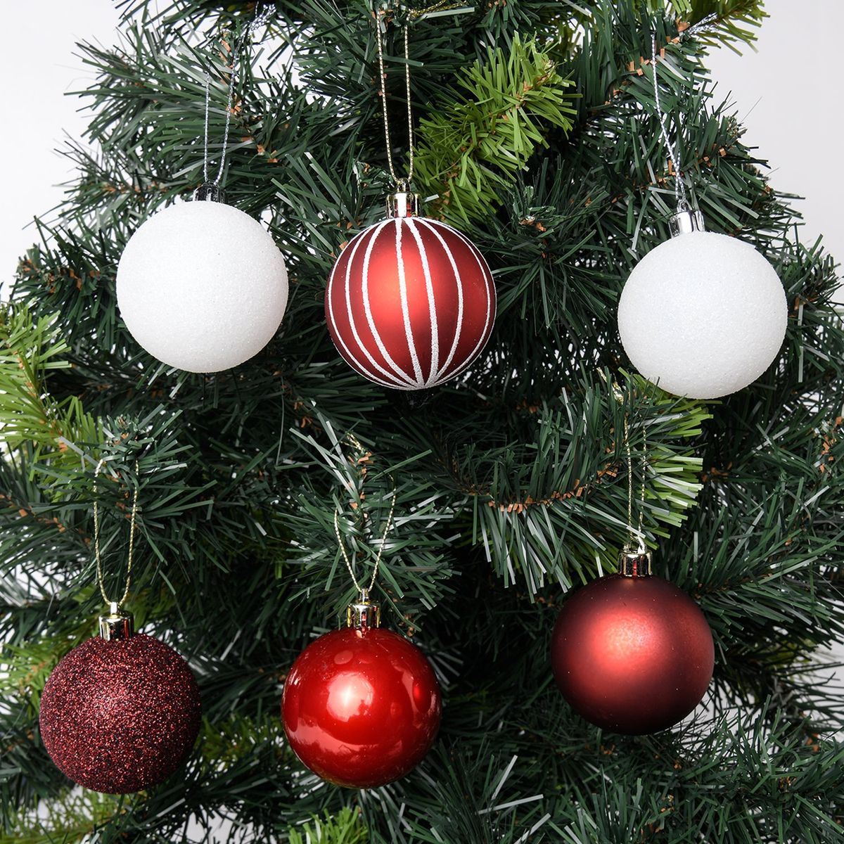 MICA - Bola de Navidad Árbol: Set x17 6 cm