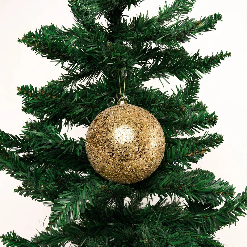 MICA - Bola de Navidad Dorada 10 cm