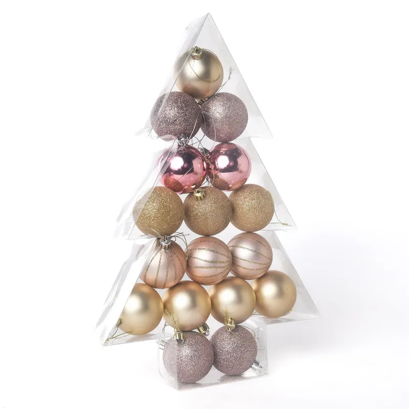 MICA - Bola de Navidad Dorada: Set x17 6 cm