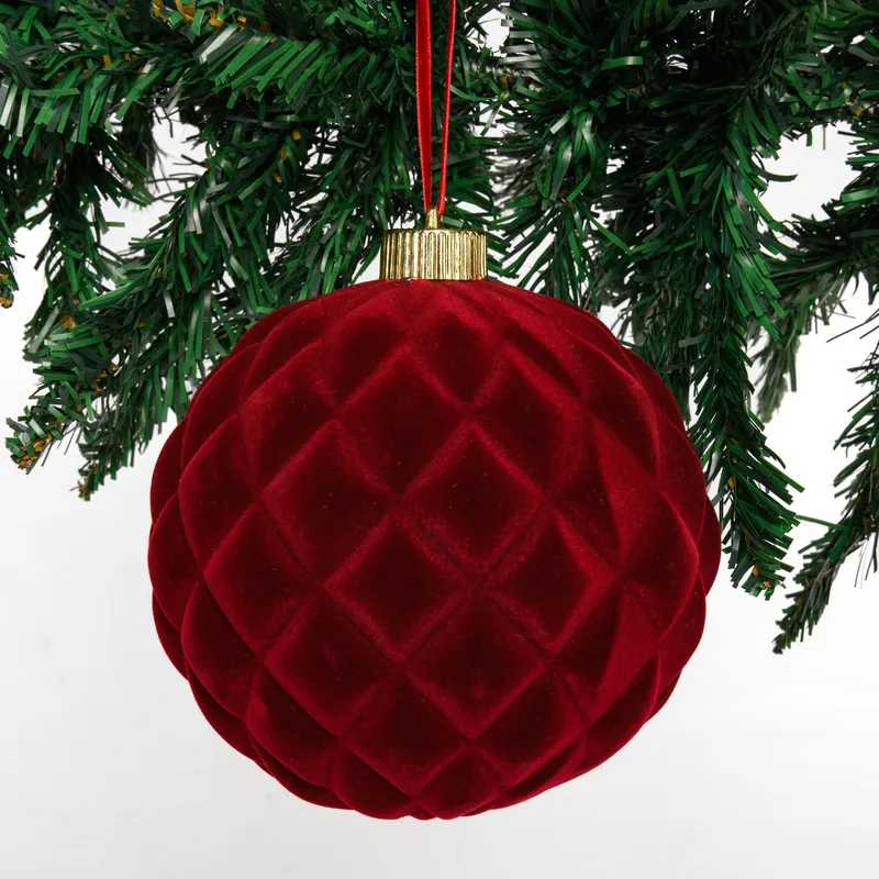 MICA - Bola de Navidad Roja 15 cm