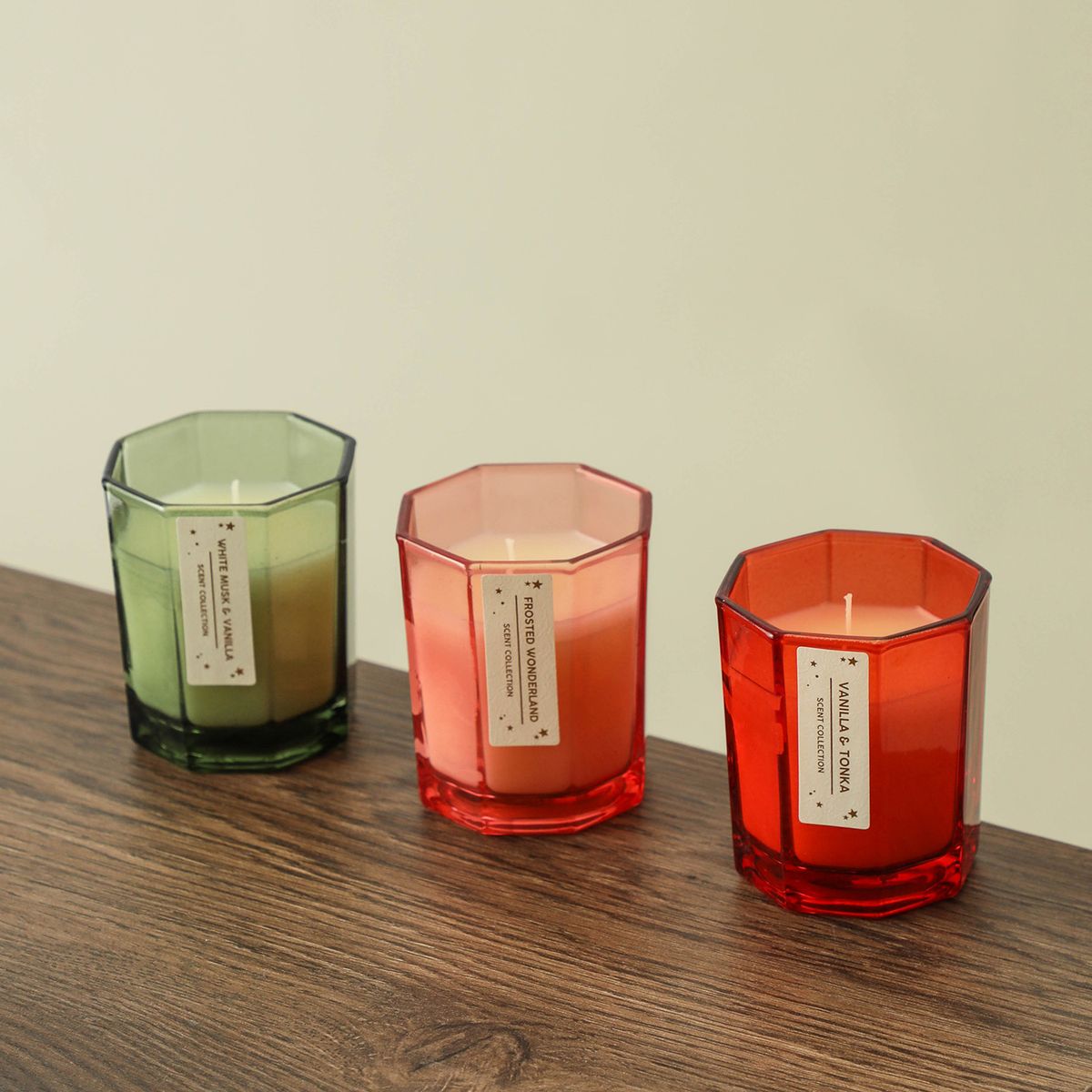 MICA - Vela de navidad 8 cm set X 3 Mica