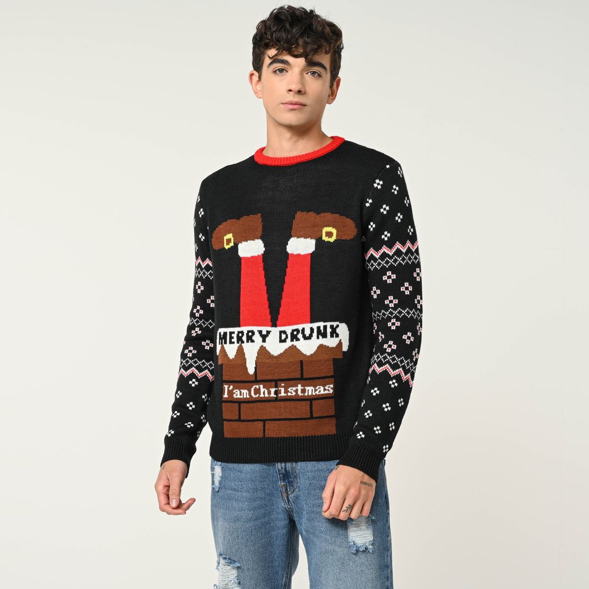 BEARCLIFF - Saco Navideño para Hombre Bearcliff