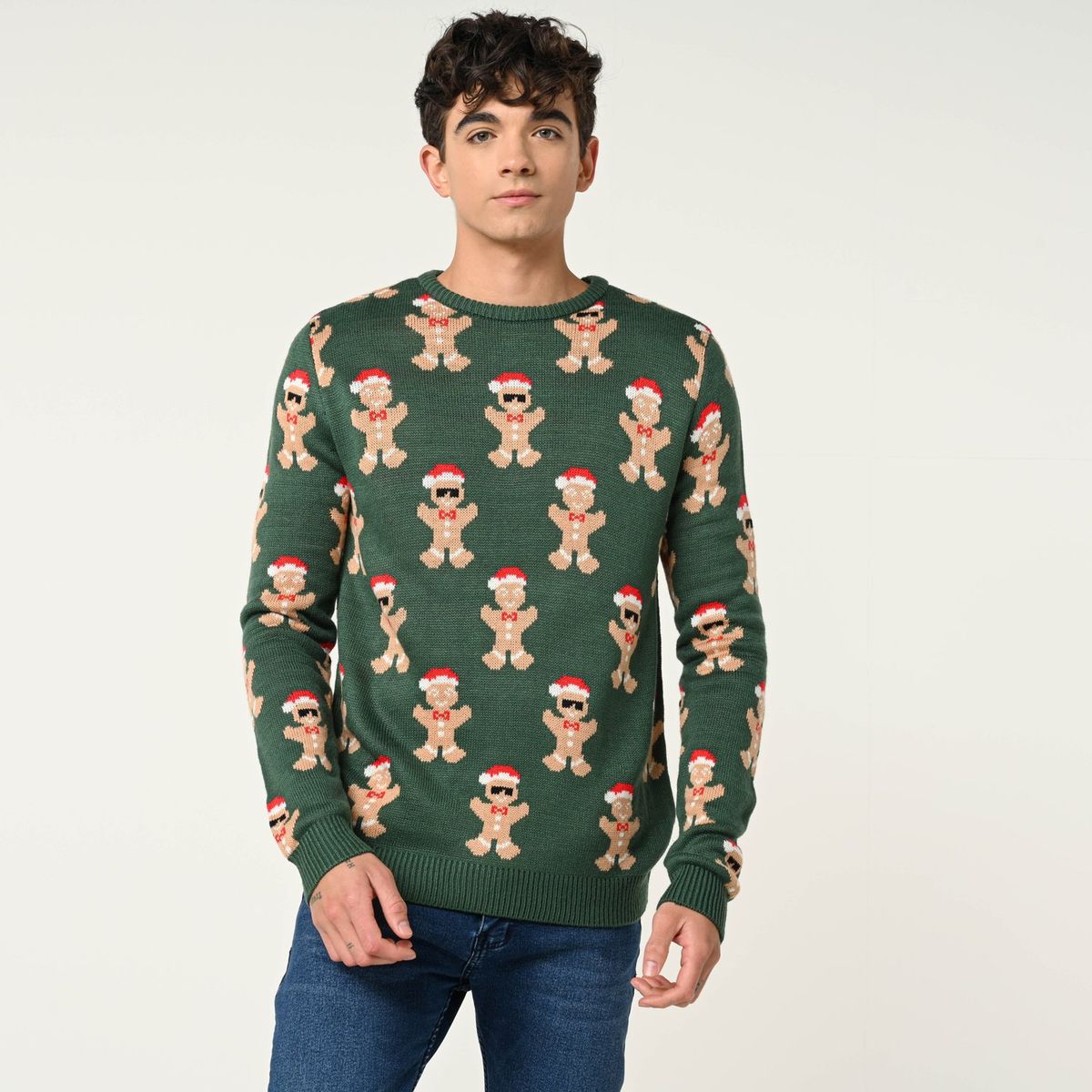 BEARCLIFF - Saco Navideño para Hombre Bearcliff